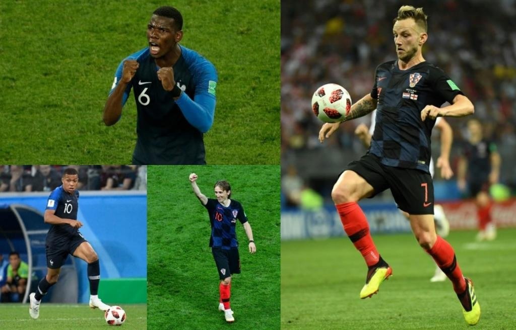 Croacia y Francia se enfrentarán en la final. EFE/AFP
