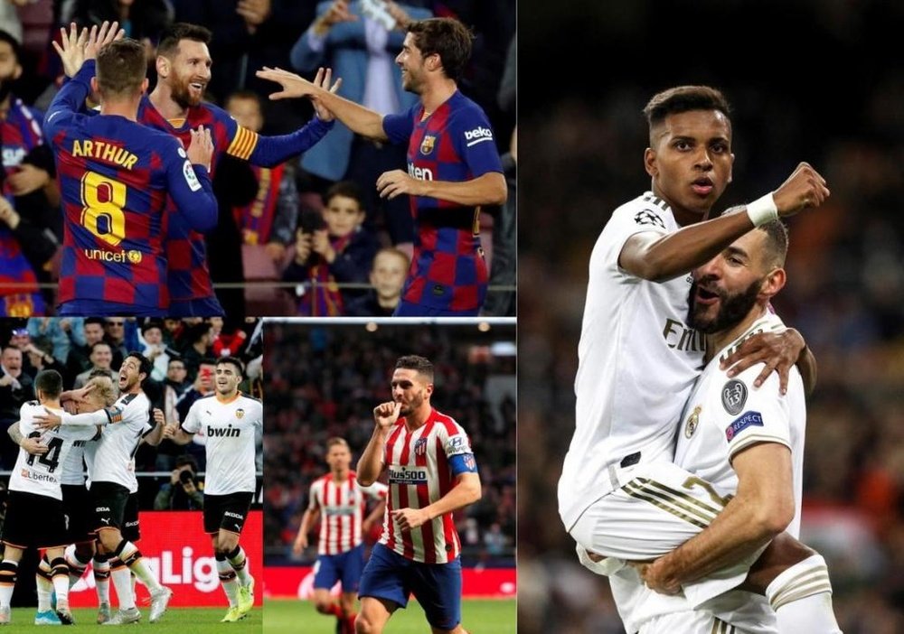 Possible 'Clasico' in the Spanish Supercup final. EFE/AFP