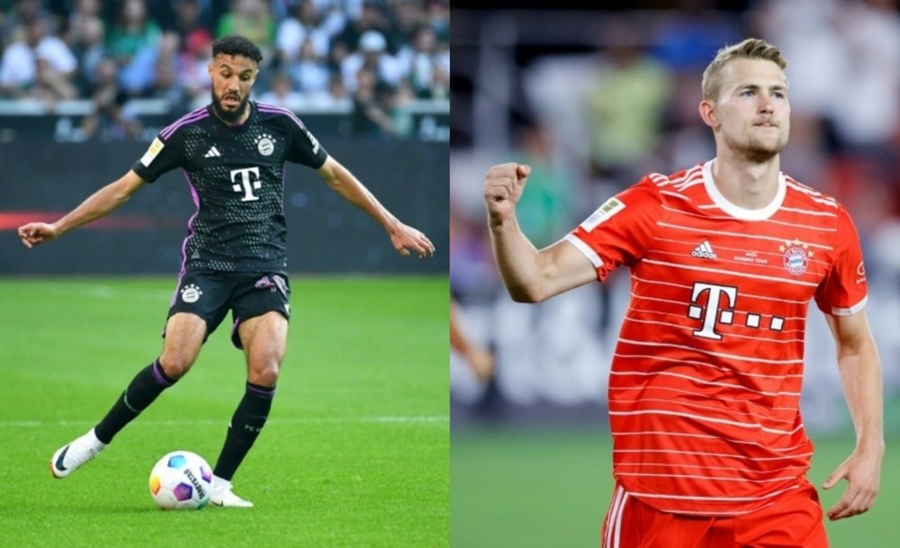 Bayern are demanding a higher amount to let De Ligt and Mazraoui leave. AFP