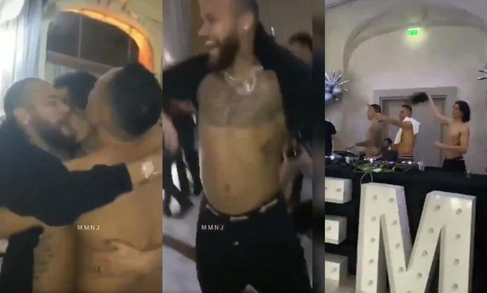 PSG players had a party and it's not gone down well on social media. Screenshot/SportsCenter