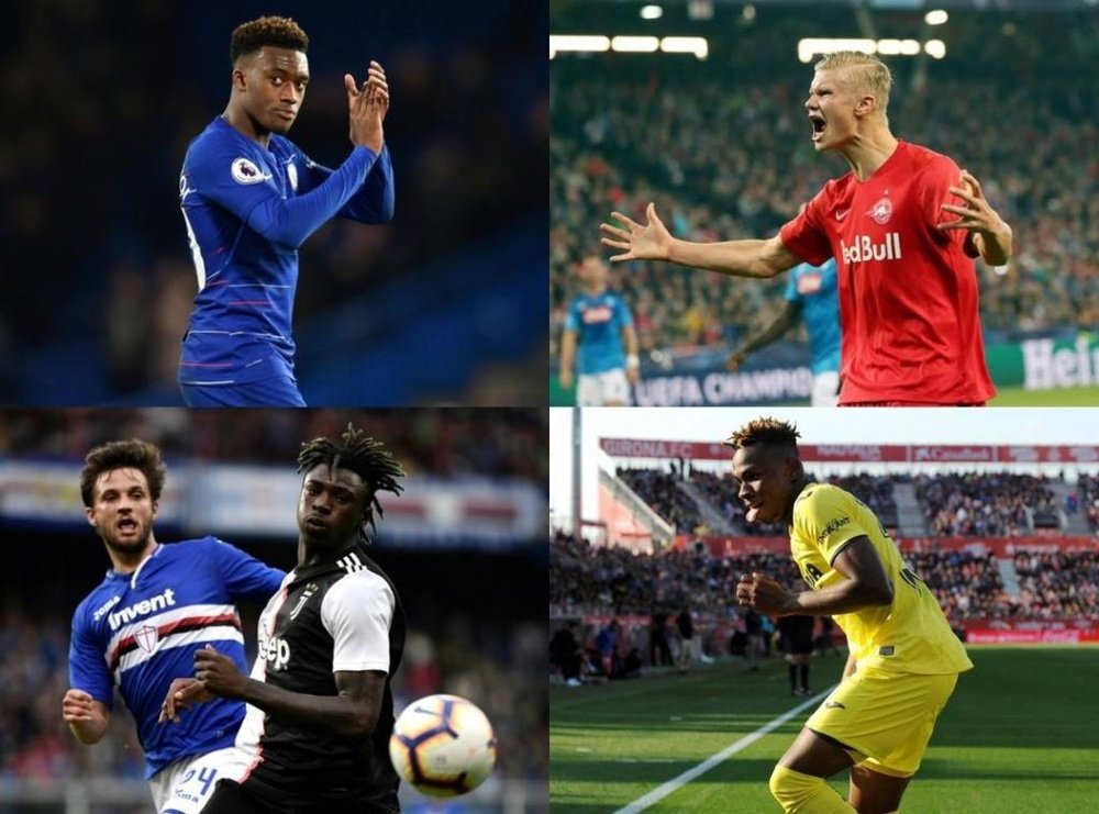 The four young talents Madrid is keeping tabs on for their attack. EFE