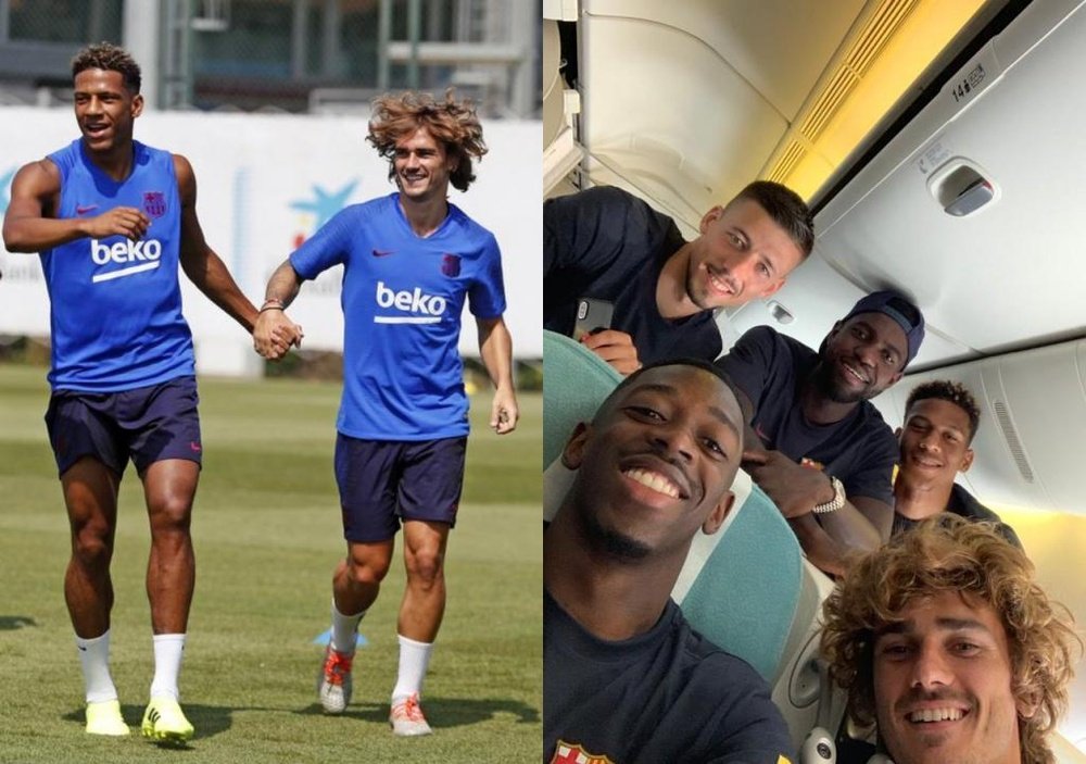 Le Barça est fier de sa French Connection. Twitter/FCBarcelona