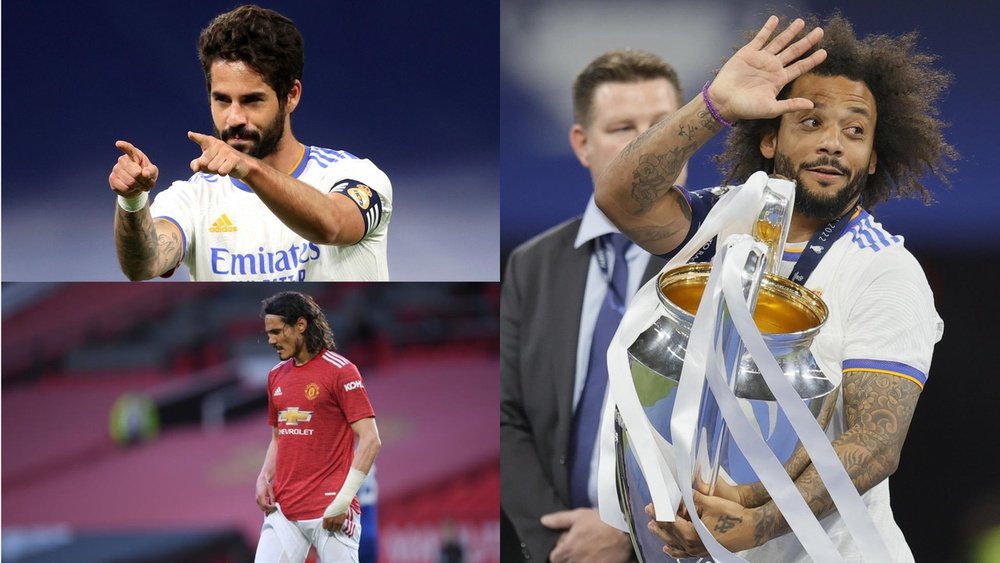 Ten big football stars who are out of contract. AFP/EFE
