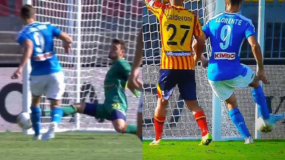 Fernando Llorente, segundo gol en cinco días. Capturas/RaiItalia