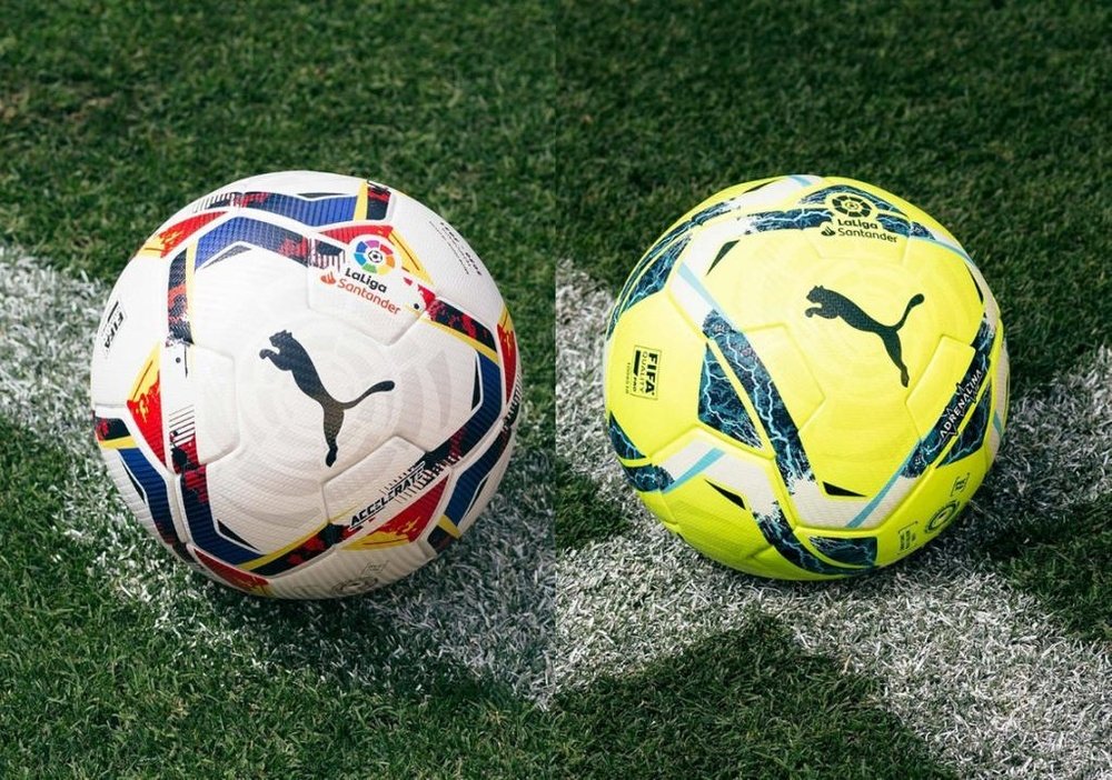 LaLiga apresenta as bolas da temporada 2020-21. Twitter/LaLiga