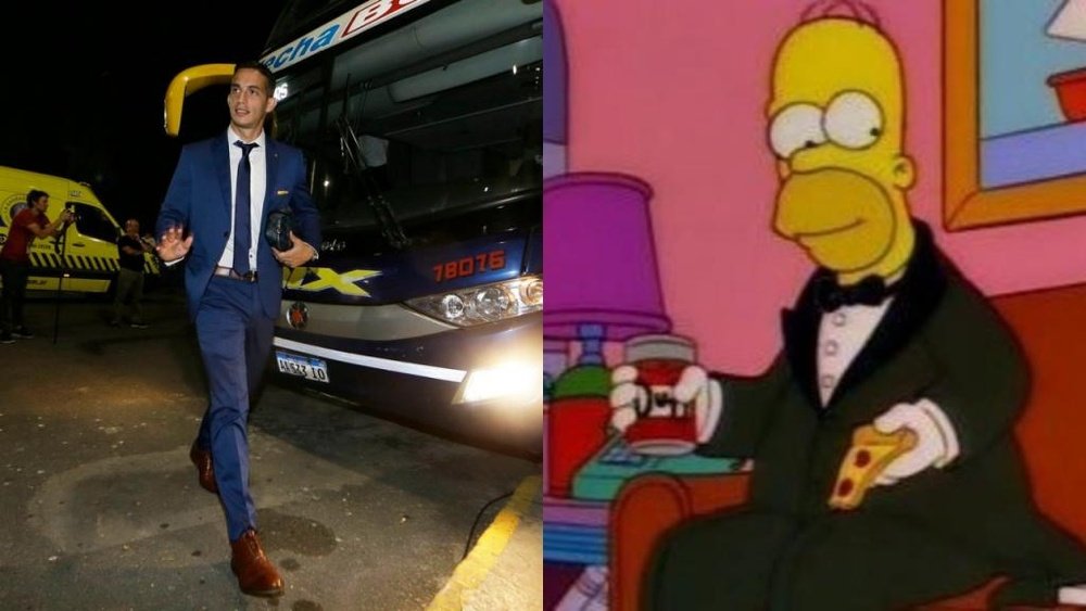 El troleo de Boca a Marcone con Los Simpsons. Boca/Captura