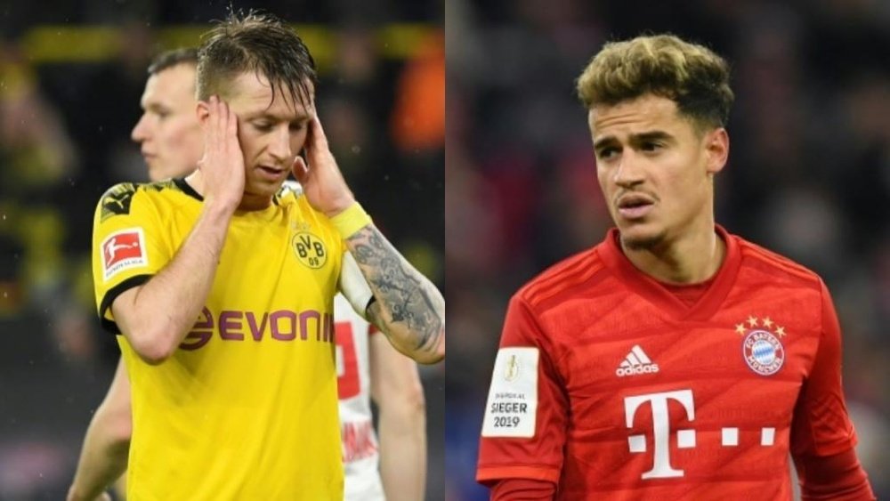 Reus, Coutinho e outros nomes que perdem o Borussia-Bayern. AFP