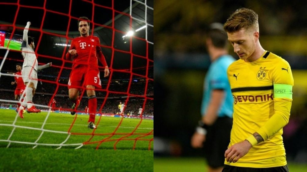 Bayern Munich and Borussia Dortmund both exited the Champions League in the round of 16. AFP
