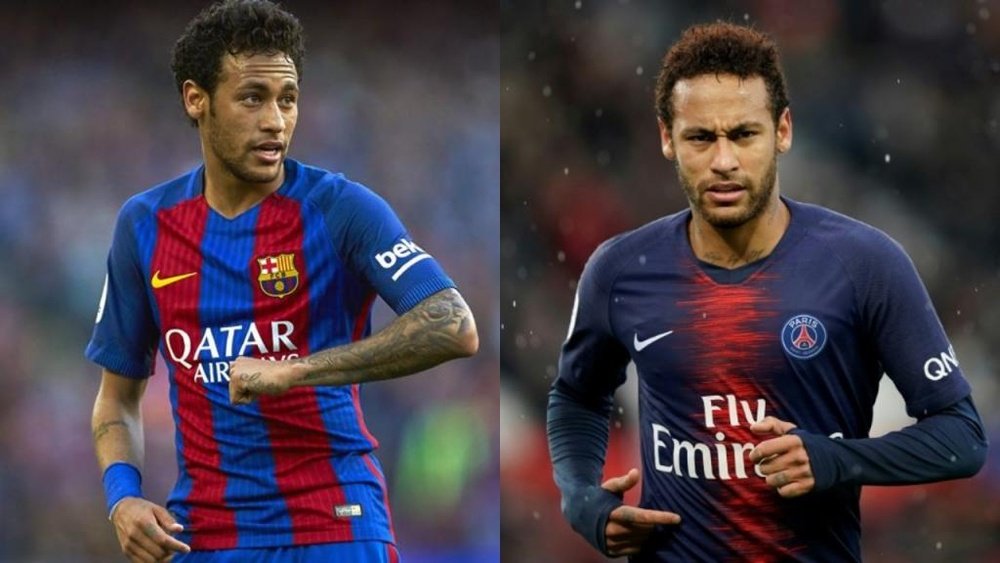 Neymar a dressé une barre élevée en Espagne. EFE-AFP