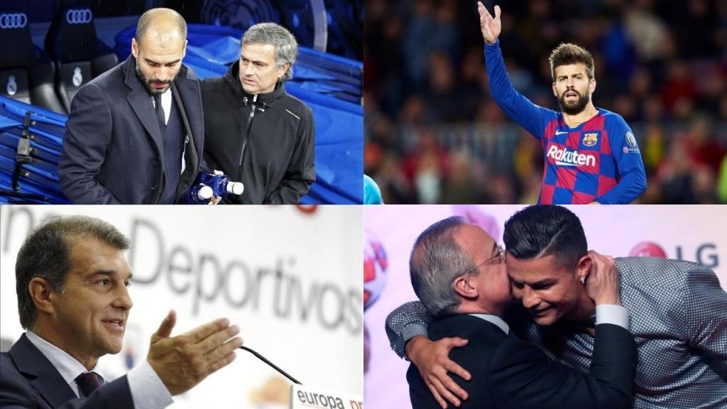 La polémica siempre a rodeado a los 'Clásicos' entre Madrid y Barcelona. EFE - AFP