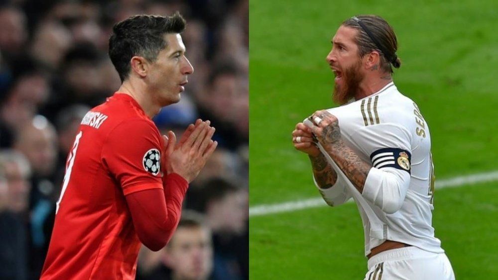 Lewandowski and Ramos will miss out on the chance of a Ballon d'Or. AFP