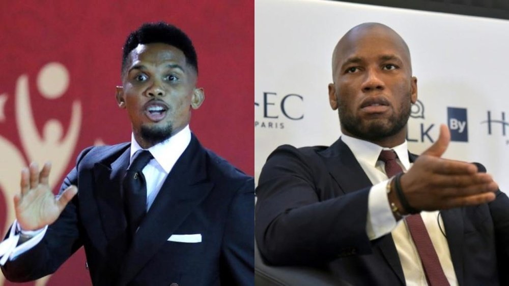 Eto'o, Drogba y Demba Ba estallaron en las redes. EFE - AFP