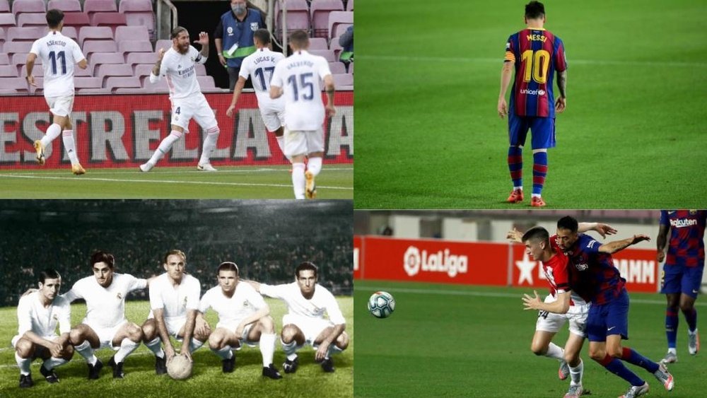 Ramos, Messi, Paco Gento e Busquets estão entre os maiore os vencedores do duelo. EFE - AFP