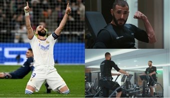 ¿Cómo ha revolucionado Karim Benzema su físico? AFP-Capturas/Youtube/Karim Benzema