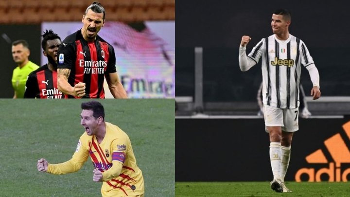 'Top 10' jogadores com 15 ou mais gols por ano no século XXI