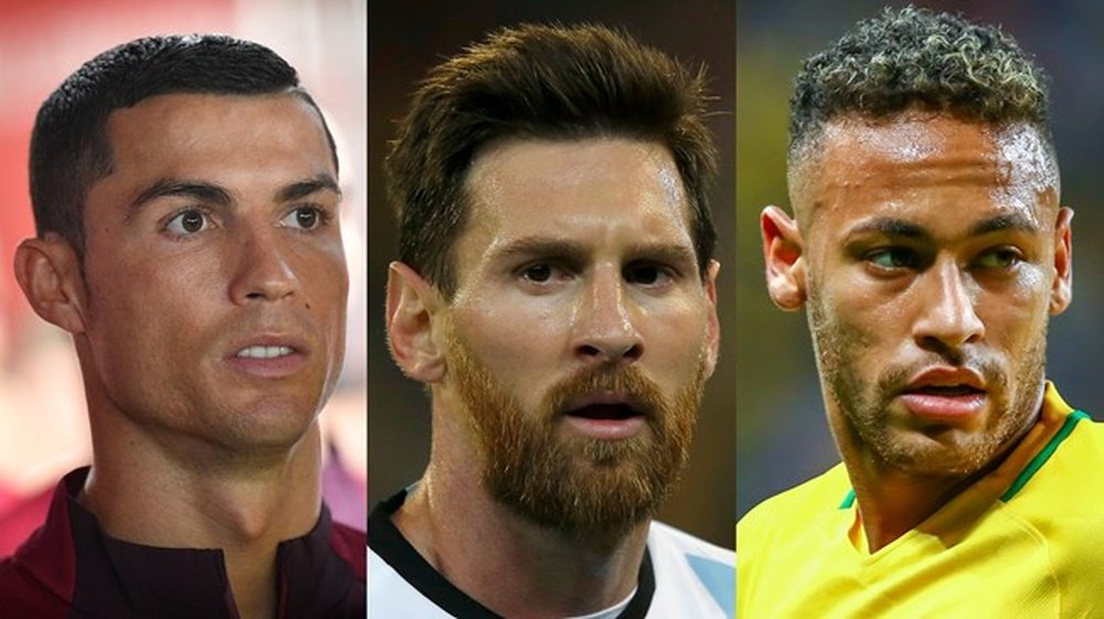 The three candidates for FIFA's The Best award. FIFA