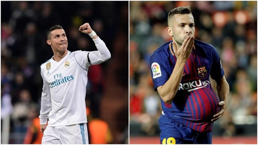 Ronaldo and Alba both trained alone. BeSoccer