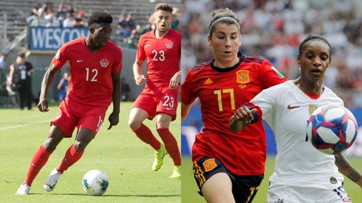 Alphonso Davies y Crystal Dunn, mejores jugadores de la CONCACAF en 2021