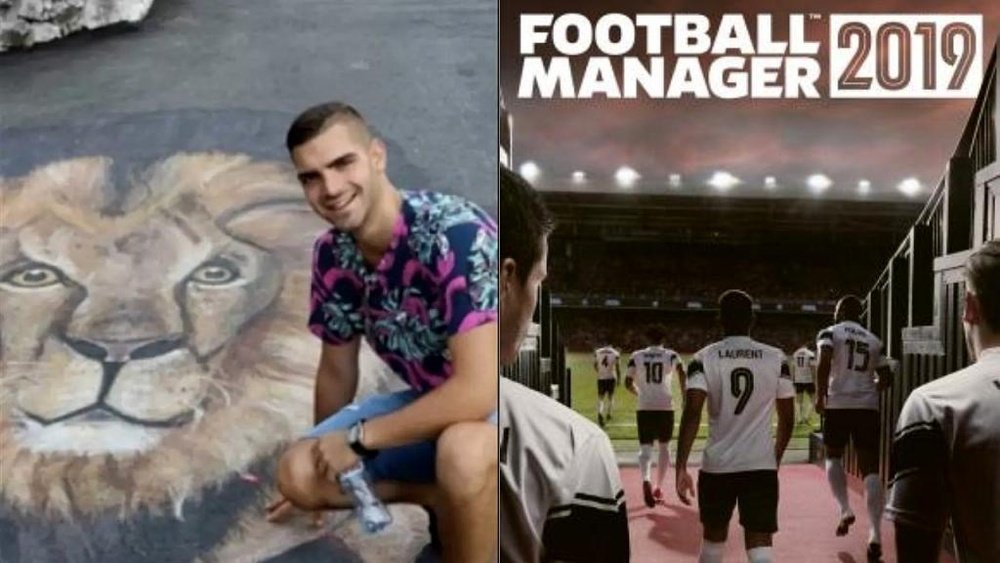La historia de Pavlovic y el Football Manager. Montaje/Instagram/AndrejPavlovic