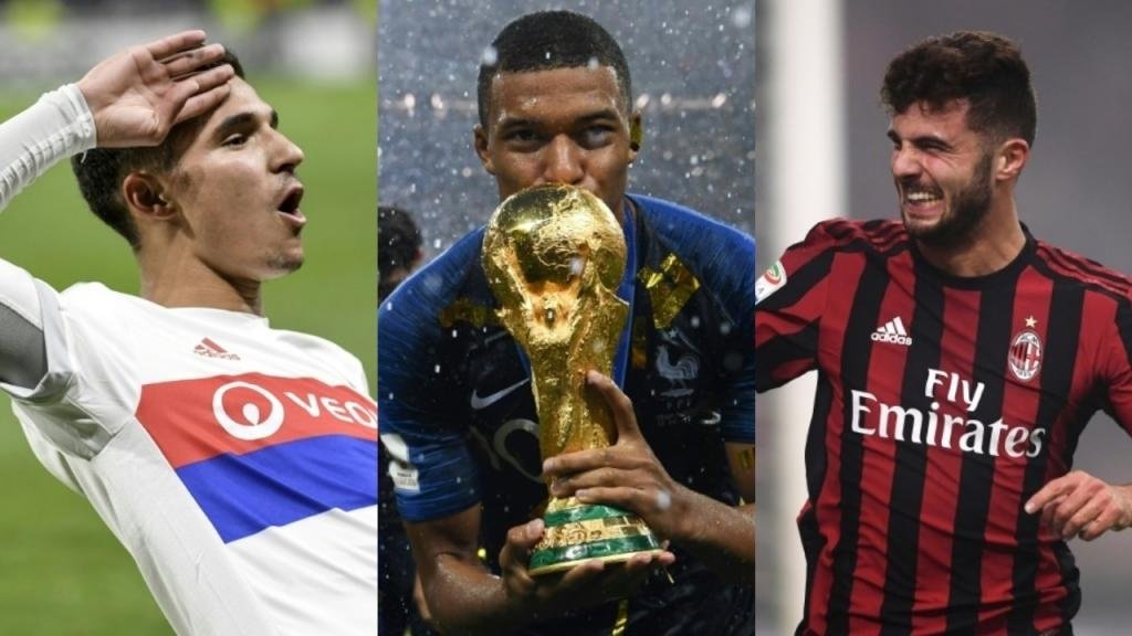 Aouar, Mbappé and Cutrone, three of the nominees for the Golden Boy. AFP/BeSoccer