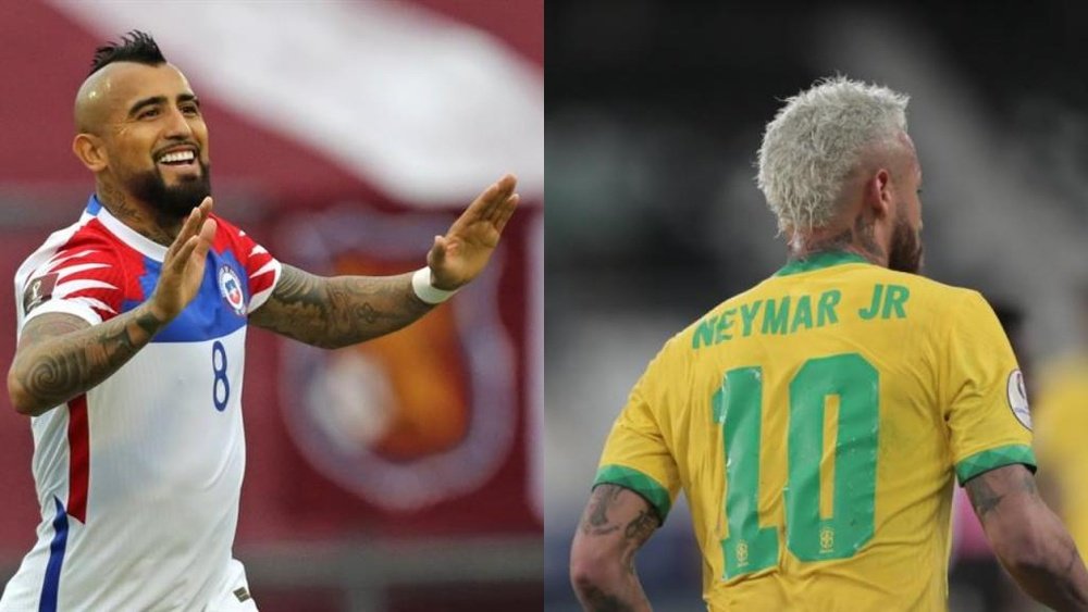 Le coup de gueule de Vidal contre l'arbitrage... Et la réponse virale de Neymar ! EFE