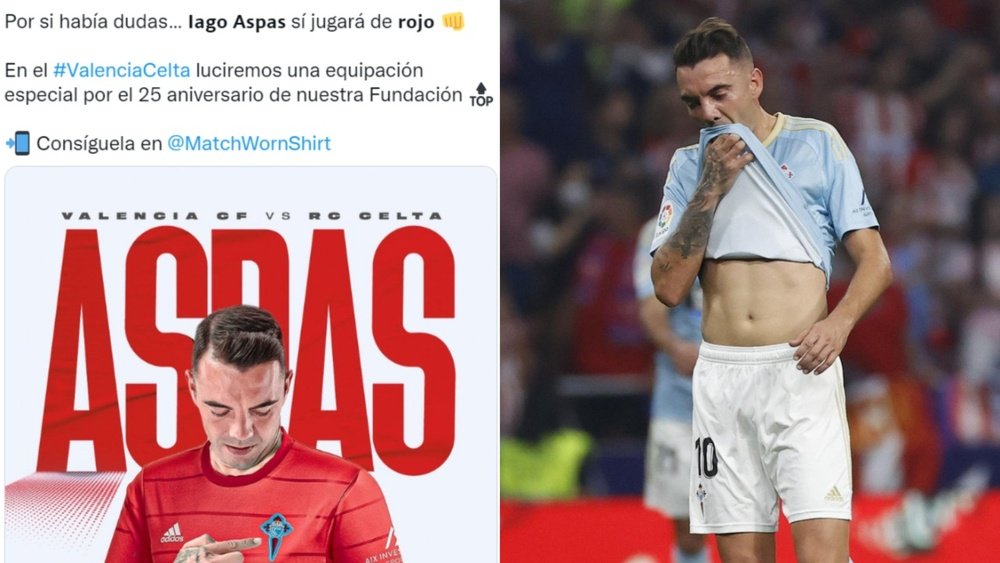El Celta mandó un mensaje a Luis Enrique. Captura/RCCelta/EFE