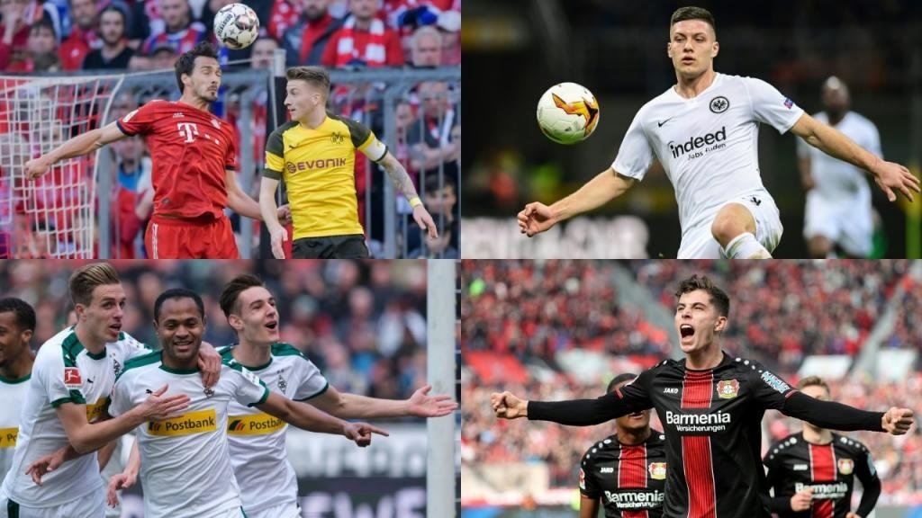 Las cuentas de la última jornada de la Bundesliga. AFP