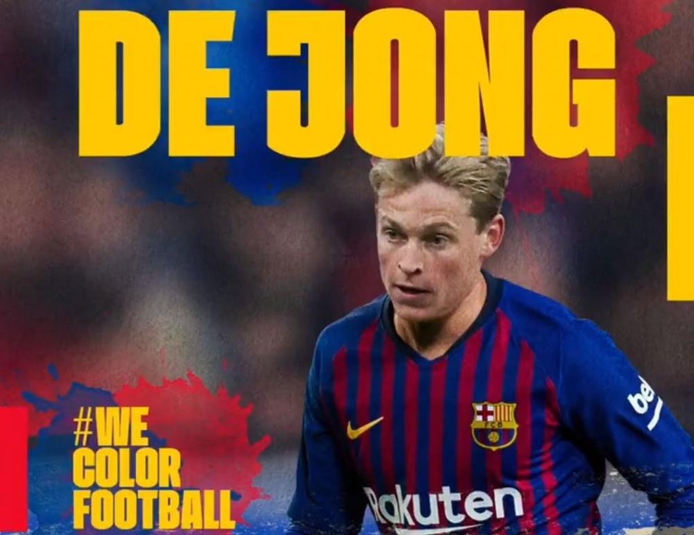 De Jong has decided to join Barcelona. FCBARCELONA