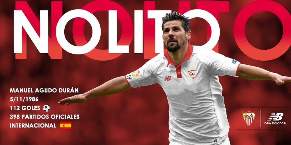 Nolito comes as an alternative to Vitolo. SevillaFC