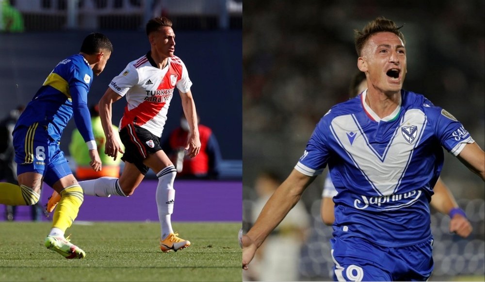 Braian Romero es el máximo goleador de Vélez. EFE