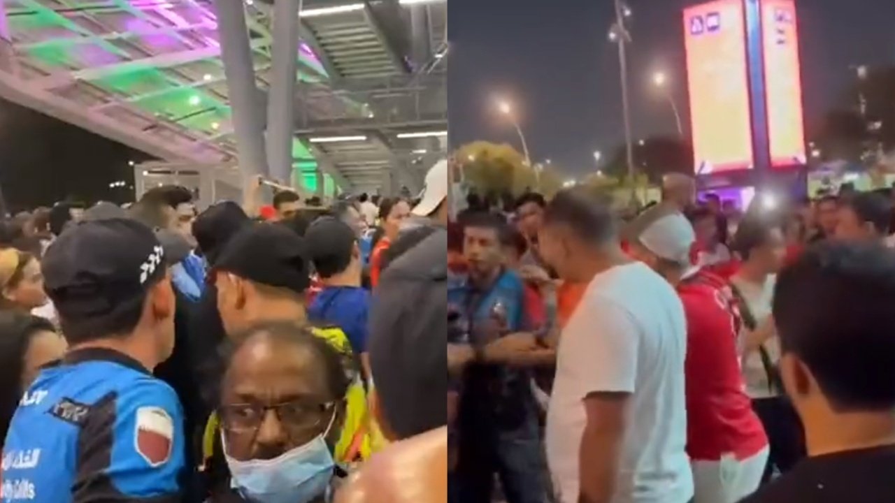Morocco fans started trouble before Spain game