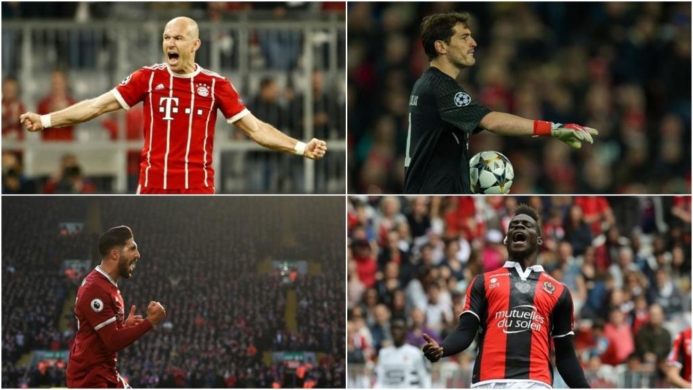 Robben, Casillas, Can and Balotelli are all free transfers. BeSoccer/EFE/AFP