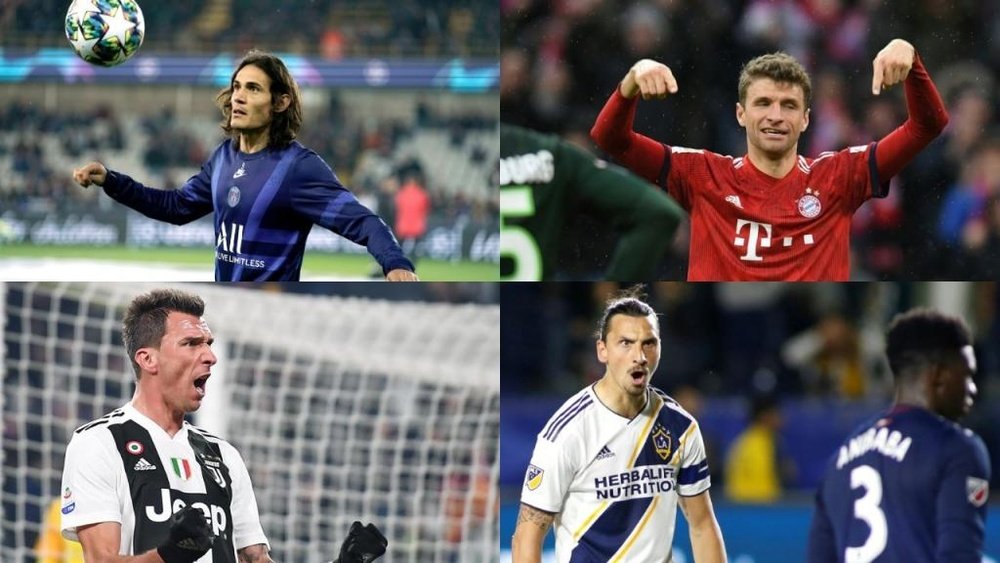 Cuatro goleadores que revolucionarán el mes de enero. AFP/EFE