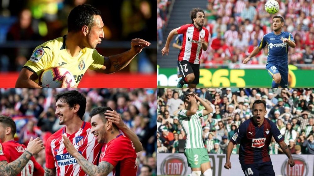 Los jugadores de LaLiga que quedarían libres en 2020. Montaje/EFE