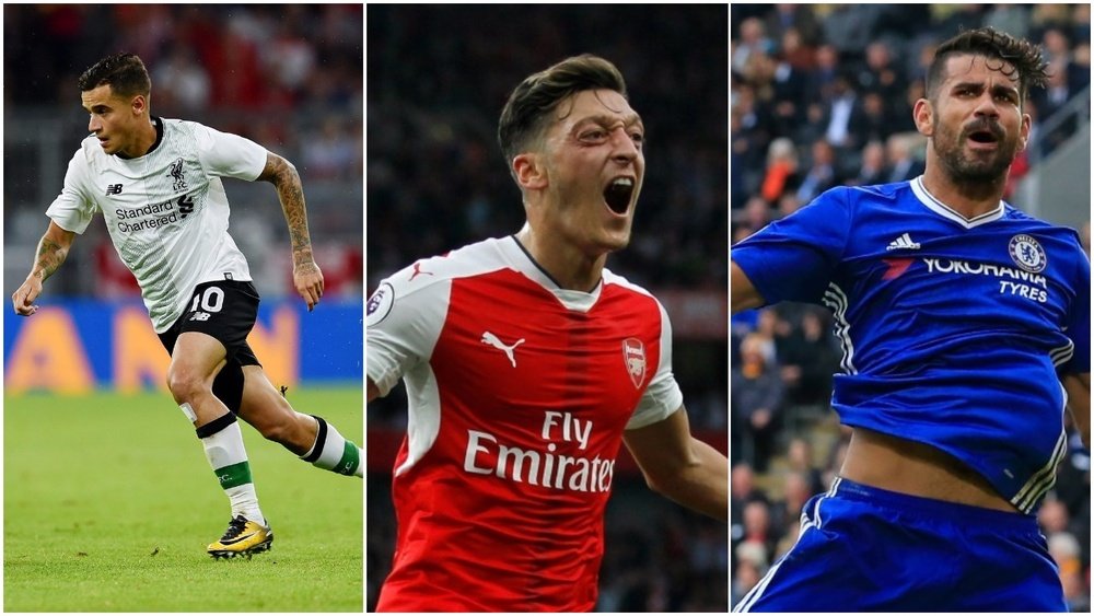 Coutinho and Ozil, unlikely to join Barca; Diego Costa, in talks with Atletico. BeSoccer