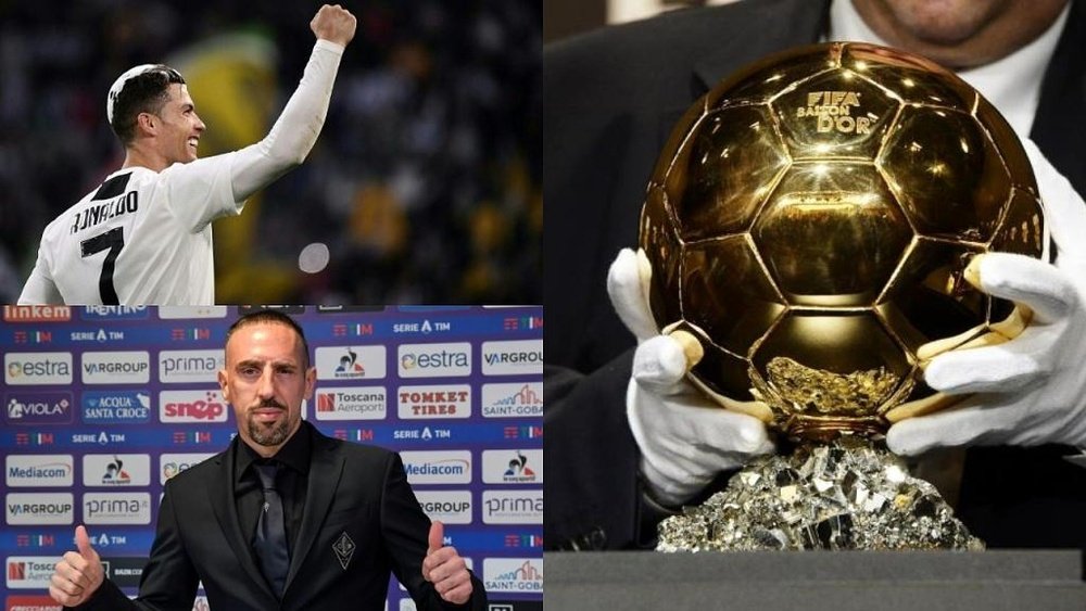 Cristiano, Ribéry et un Ballon d'Or... volé ? Montage/AFP/Fiorentina