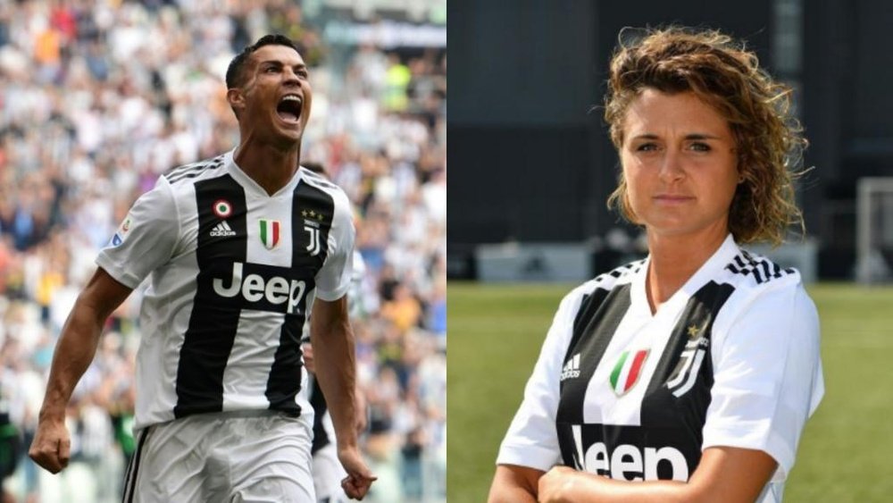 Cristiano y Cristiana golean en Turín. AFP/Juventus