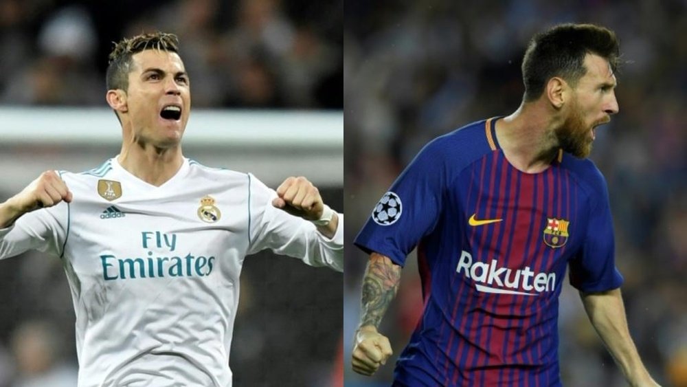 Ronaldo and Messi, top goalscorers. BeSoccer