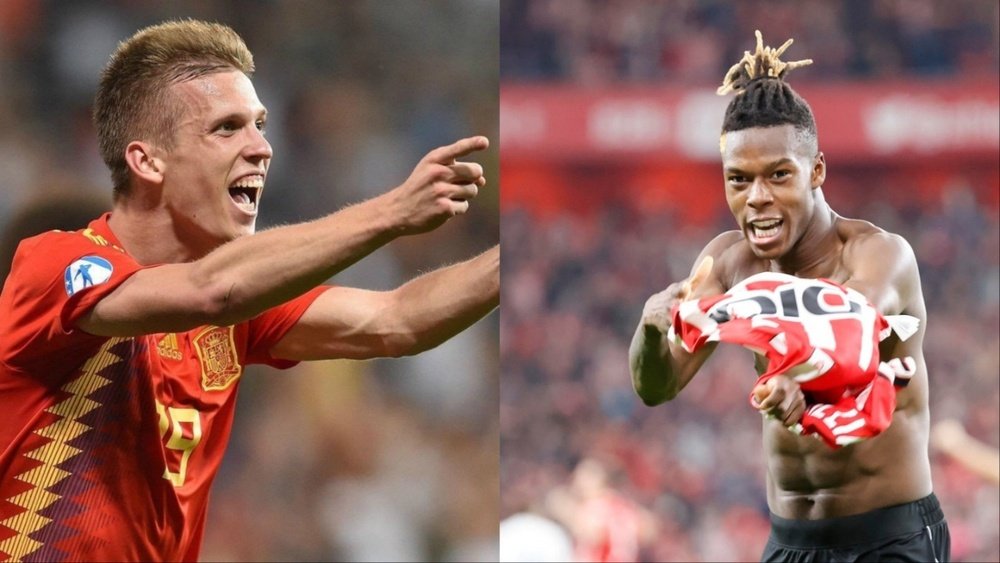 Barca will prioritise the signing of Nico Williams over Dani Olmo. EFE