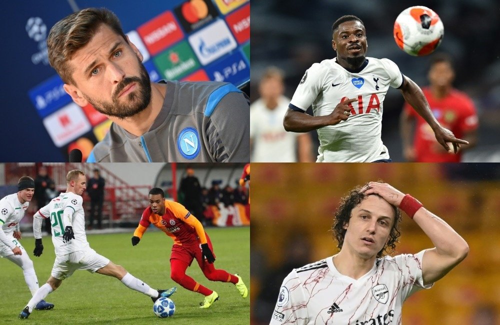El 'top 10' de jugadores que siguen en el paro. AFP/EFE
