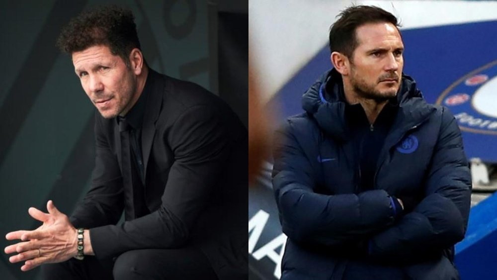 O jovem desconhecido que está na mira de Simeone e Lampard. EFE/AFP