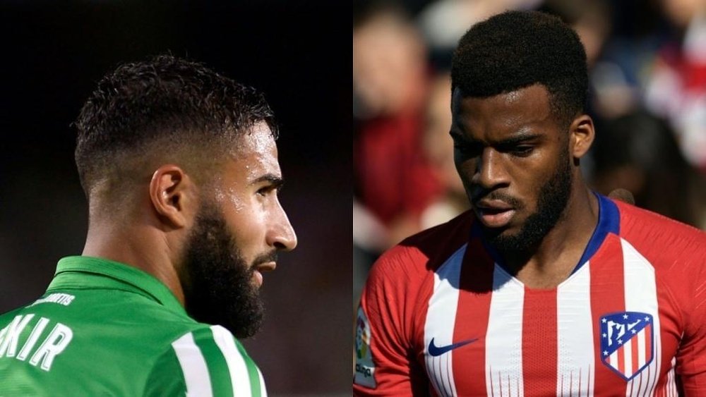 Fekir y Lemar coparán los focos de Deschamps en el Villamarín. AFP