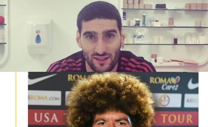 Fellaini si rasa... e la Roma 'mette' i capelli a uno dei suoi giocatori