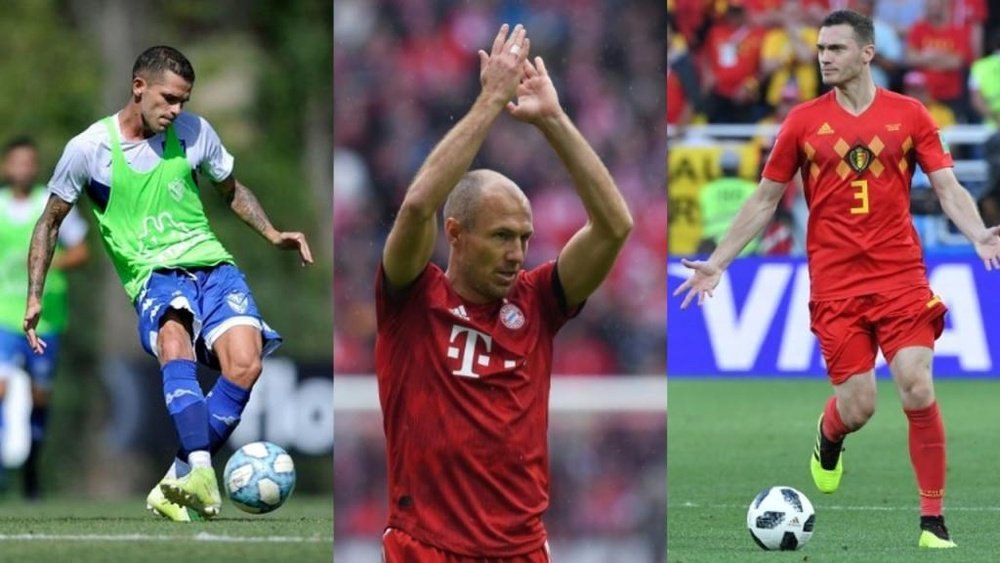 Gago, Robben o Vermaelen han sufrido auténticos calvarios en su carrera. Vélez/AFP