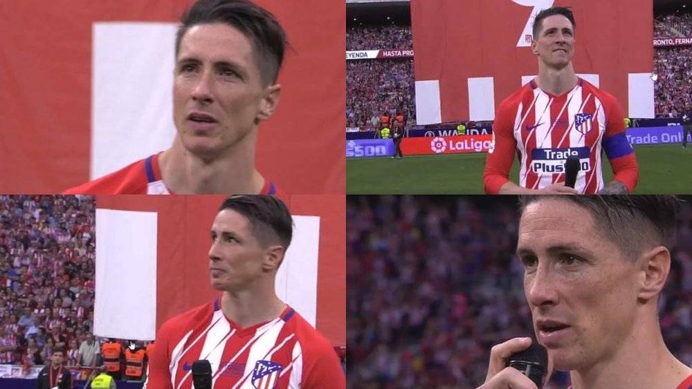 El Atlético despidió a Torres por todo lo alto. EFE/Archivo