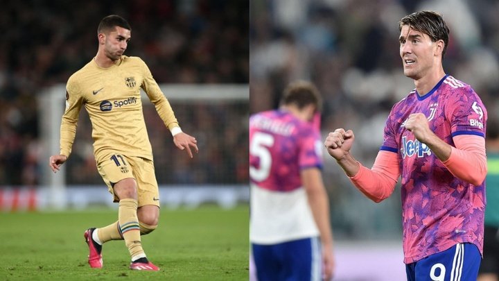 Aston Villa targeting Barca's Ferran Torres and Juve's Vlahovic