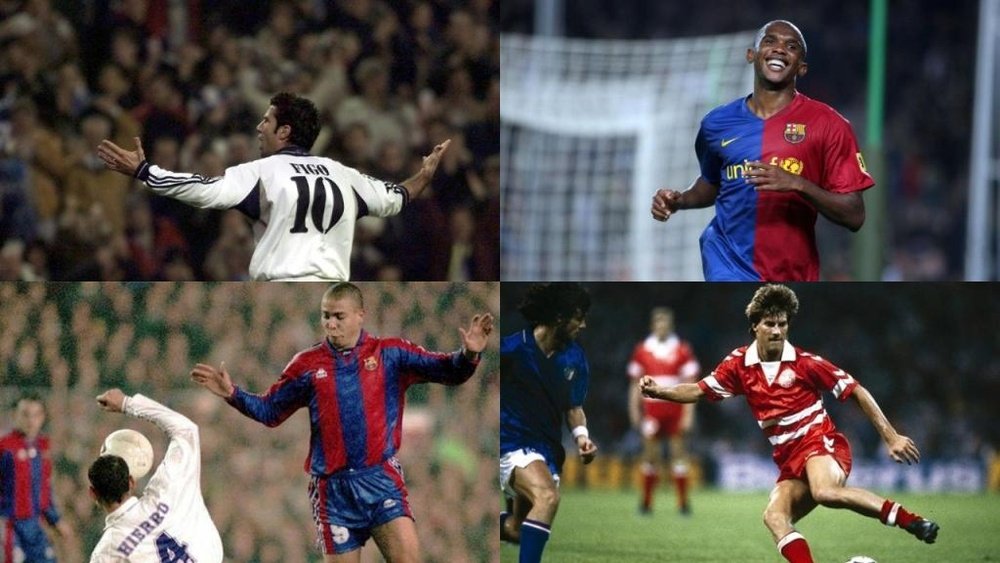 El once de traidores del 'Clásico'. AFP/EFE/FCBarcelona