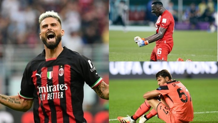 O Milan chega a um acordo com Giroud; Mendy e Sportiello estão na mira