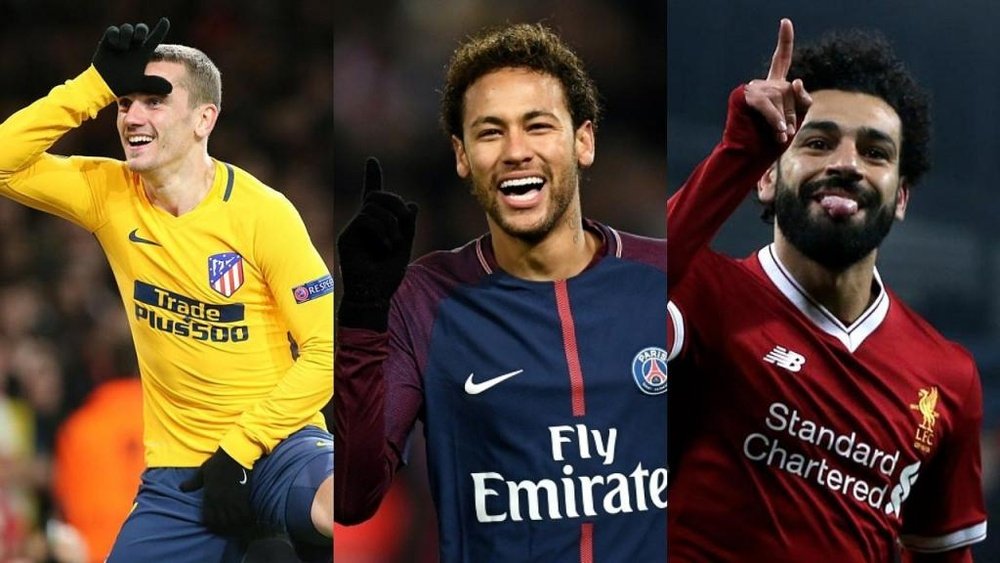 Griezmann, Neymar y Salah serán protagonistas del mercado de verano. BeSoccer
