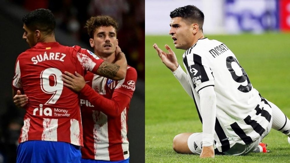 El Atlético se olvida de los 'favores veraniegos' y frena la salida de Morata al Barça. AFP/EFE